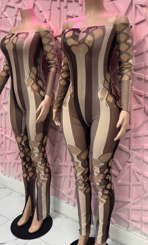 Letting Go Mesh Jumpsuit